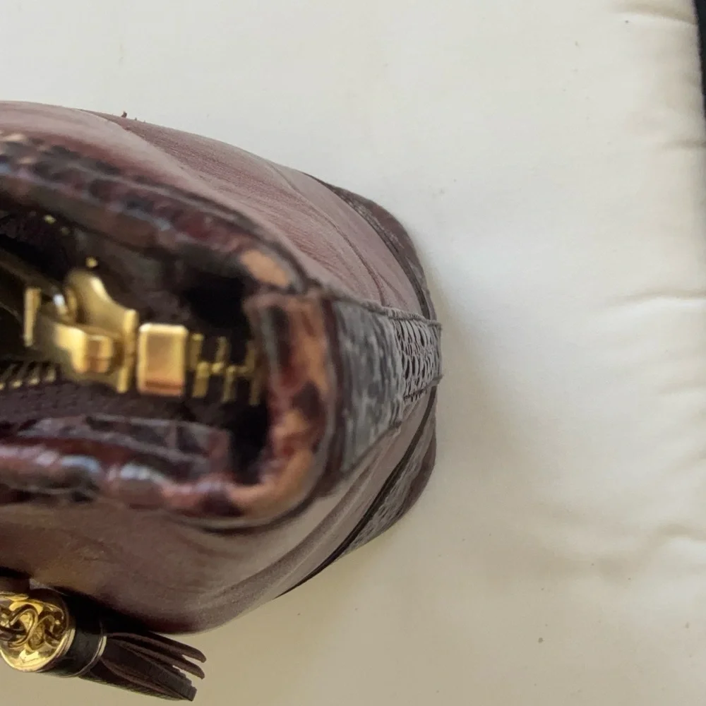 Brahmin Asher Tote Malbec Medium Embossed Croc Trim - Picture 10 of 16